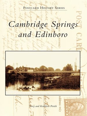 cover image of Cambridge Springs and Edinboro